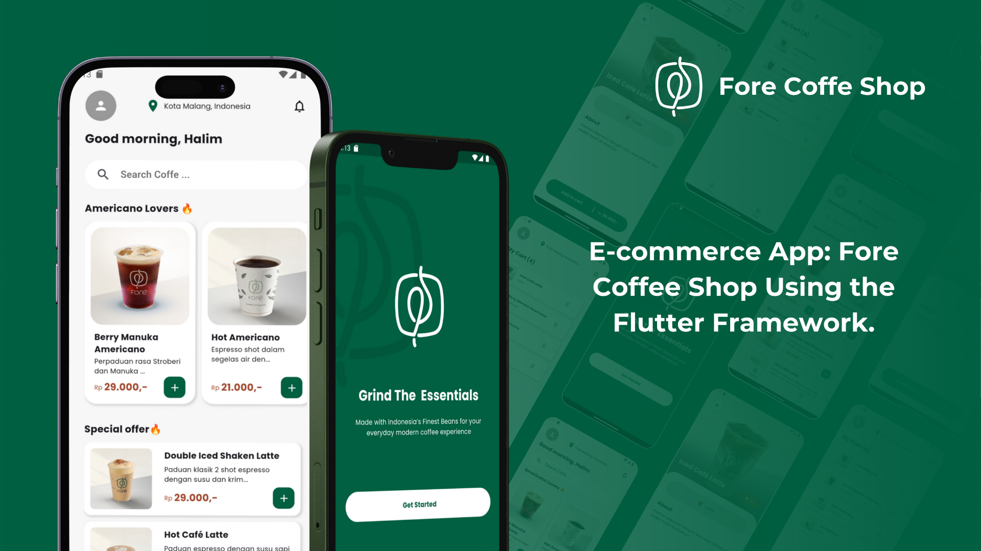 Fore Coffe Shop App